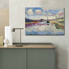 Wallity Lienzo Decorativo Henri Matisse Canal du Midi 70x100 cm